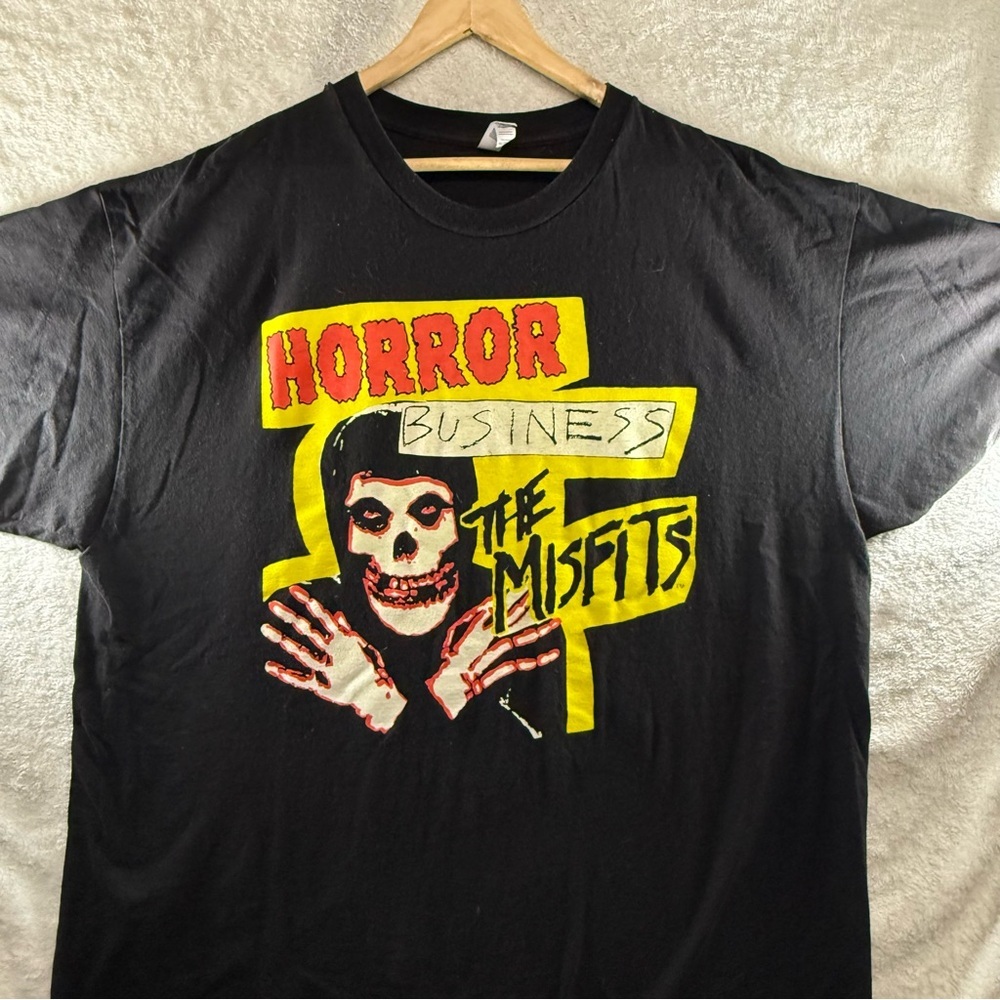 Horror Business Black T-Shirt - Picture 1 of 3